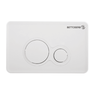 Клавиша смыва BETTOSERB 40006457 белый глянец TWIN